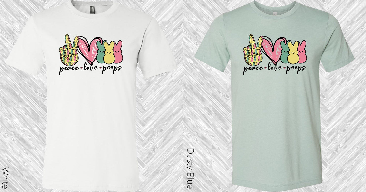 Peace Love Peeps Graphic Tee Graphic Tee