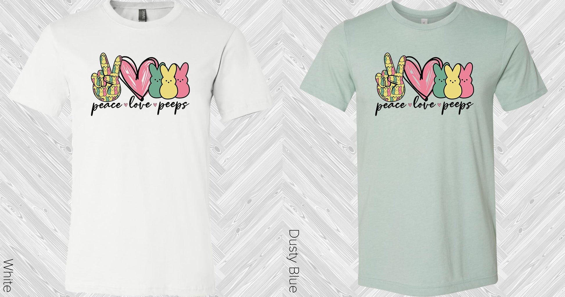 Peace Love Peeps Graphic Tee Graphic Tee