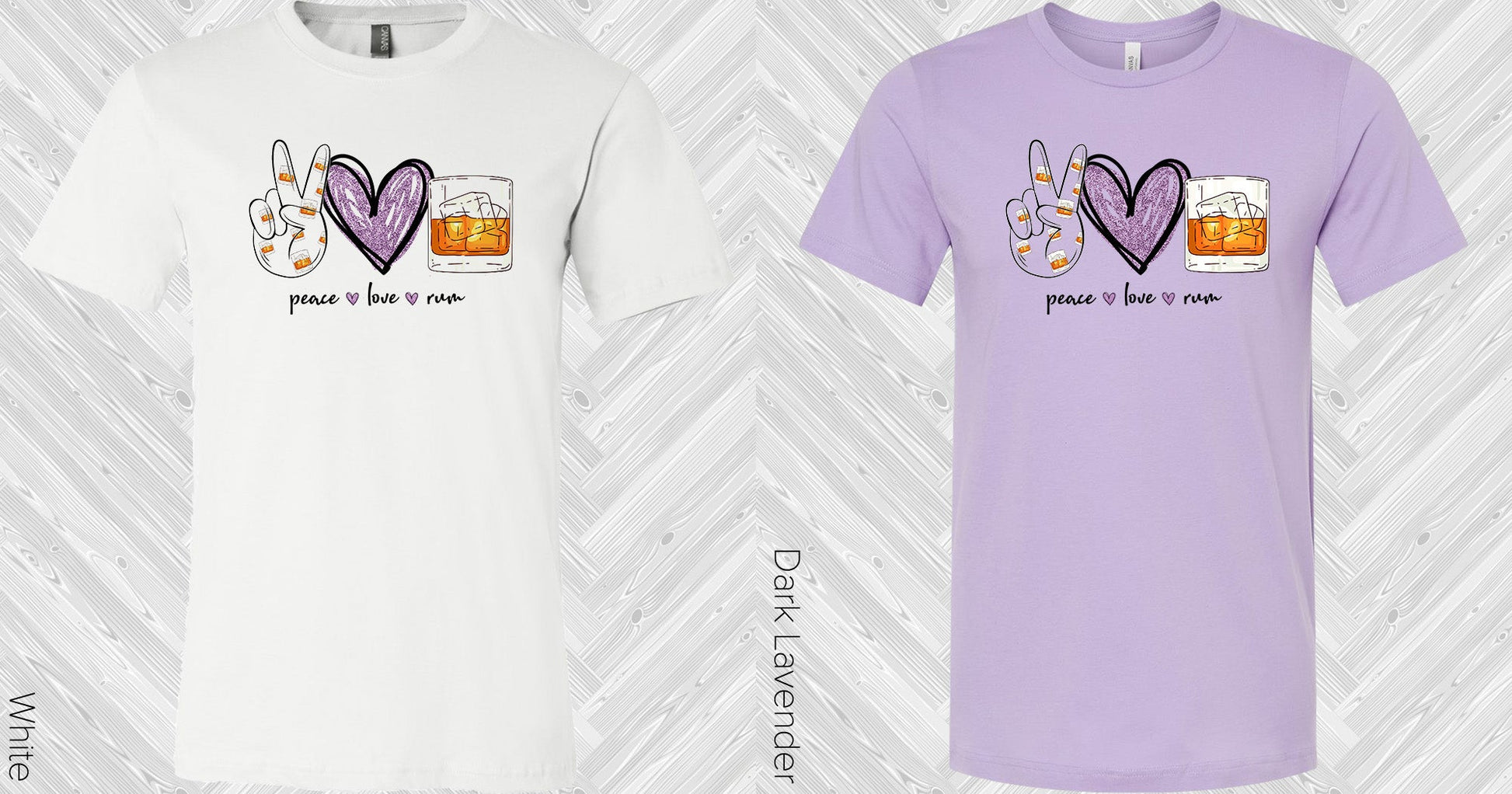 Peace Love Rum Graphic Tee Graphic Tee