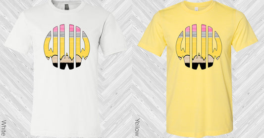 Pencil Monogram Graphic Tee
