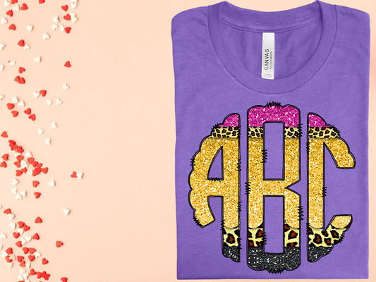 Pencil Monogram Graphic Tee Graphic Tee