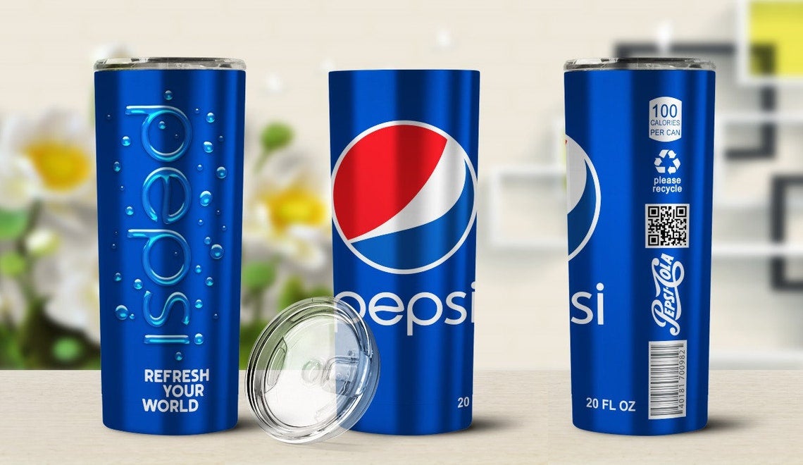 Pepsi 20 Oz Skinny Tumbler