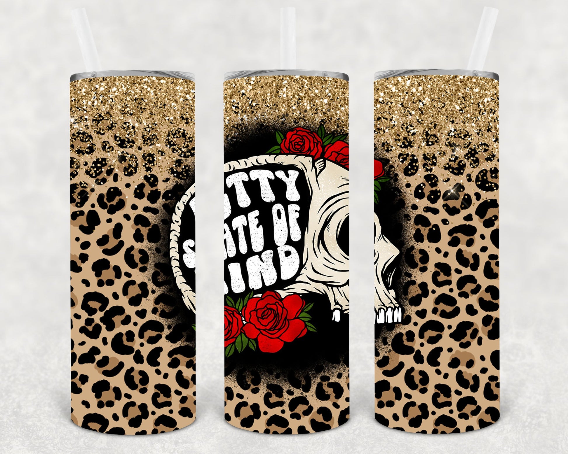Petty State Of Mind 20 Oz Skinny Tumbler