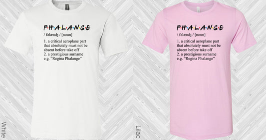 Friends: Phalange Definition Graphic Tee Graphic Tee