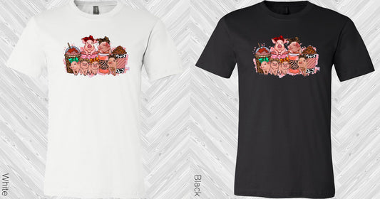 Pigs Coffee Graphic Tee Graphic Tee