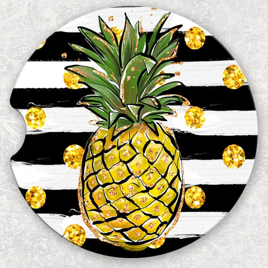 Car Coaster Set - Pineapple