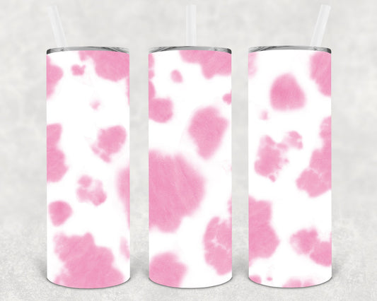 Pink Cow 20 Oz Skinny Tumbler
