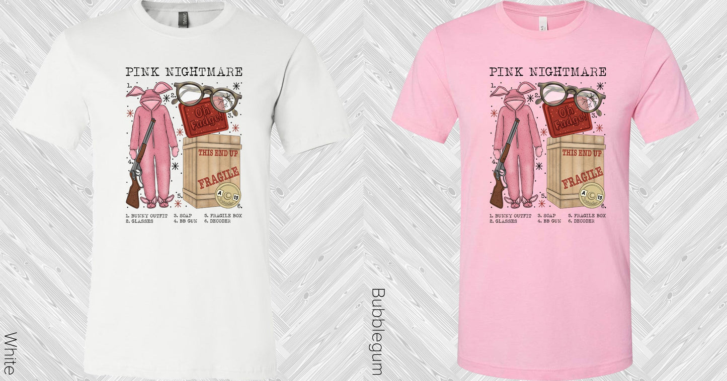 Pink Nightmare Graphic Tee Graphic Tee