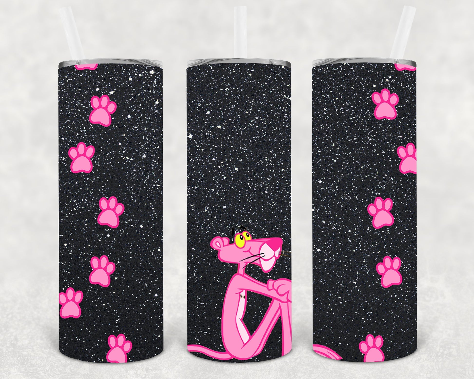 Pink Panther 20 Oz Skinny Tumbler