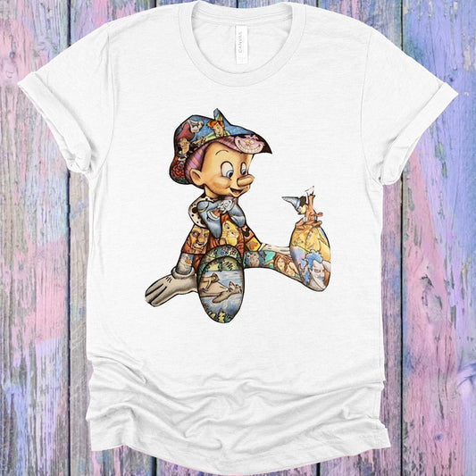 Pinocchio Collage Graphic Tee Graphic Tee