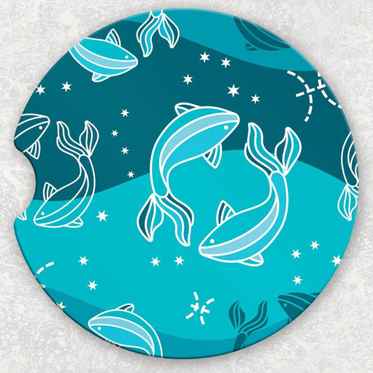 Car Coaster Set - Pisces