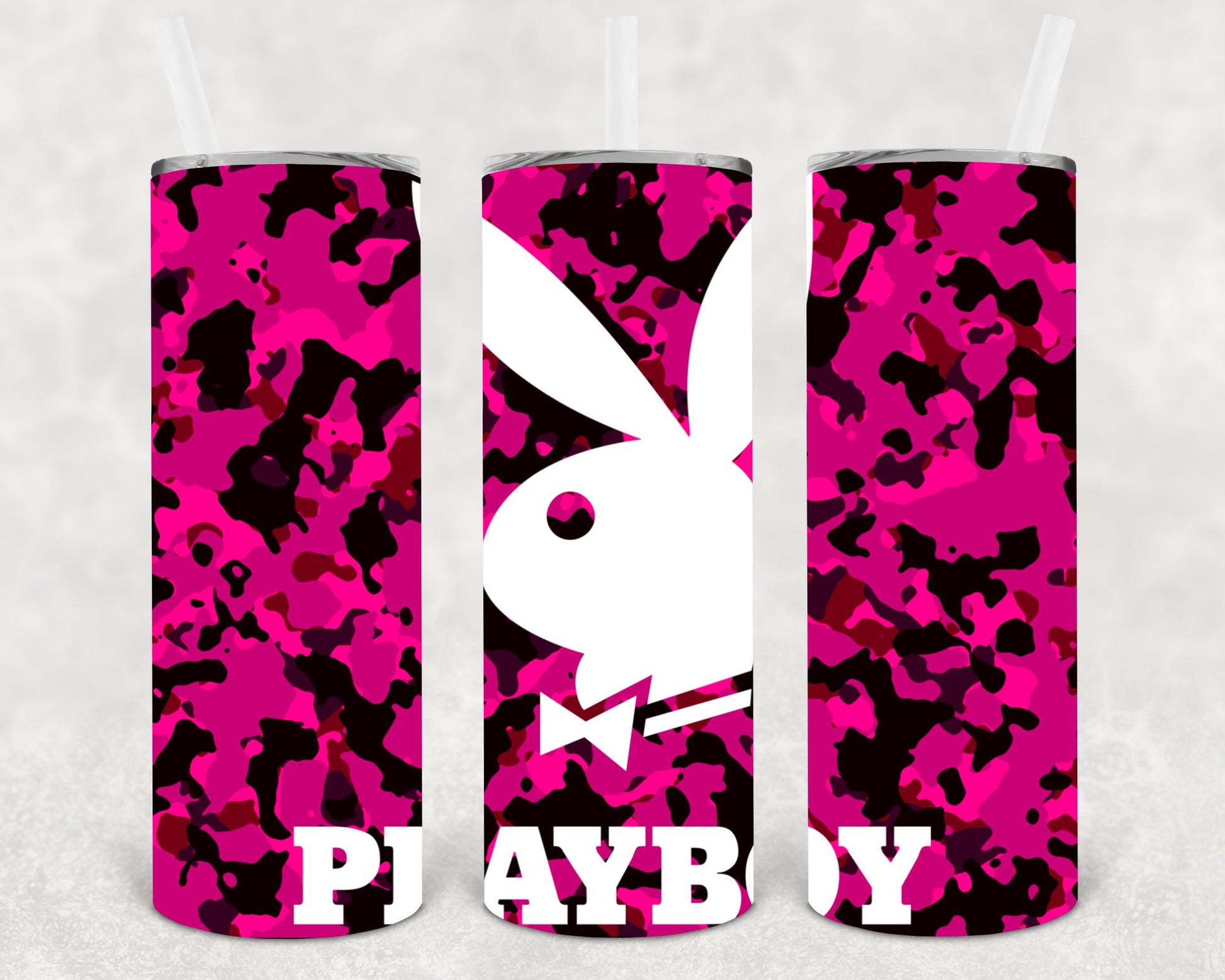 Playboy 20 Oz Skinny Tumbler