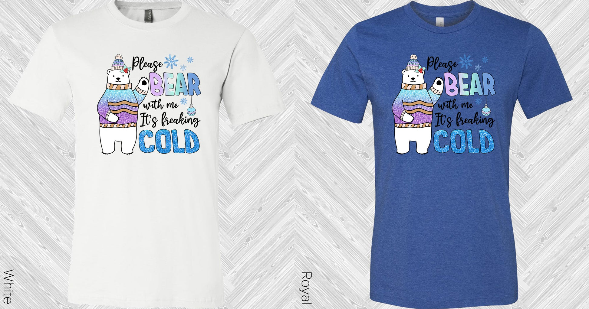 Please Bear With Me Its Freaking Cold Graphic Tee Graphic Tee