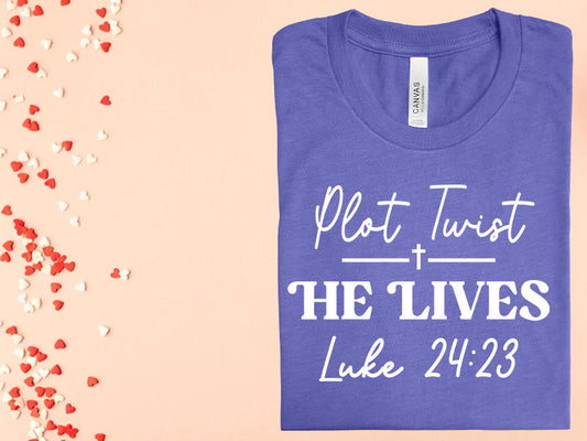 Plot Twist He Lives Graphic Tee Graphic Tee