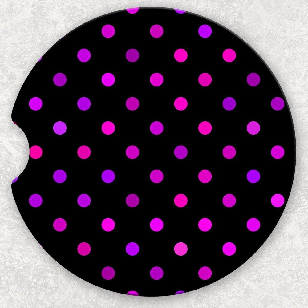 Car Coaster Set - Polka Dots