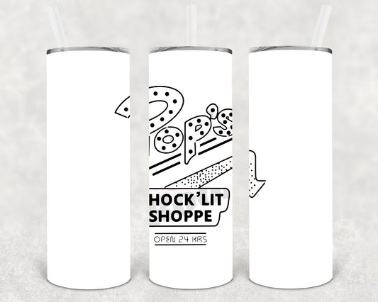 Pops Chocklit Shoppe 20 Oz Skinny Tumbler