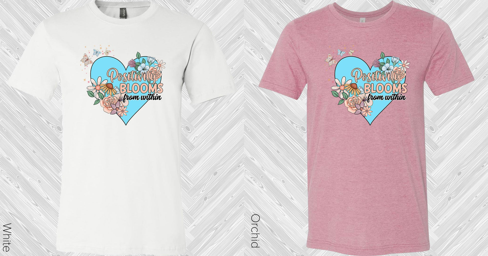 Positivity Blooms From Within Graphic Tee Graphic Tee