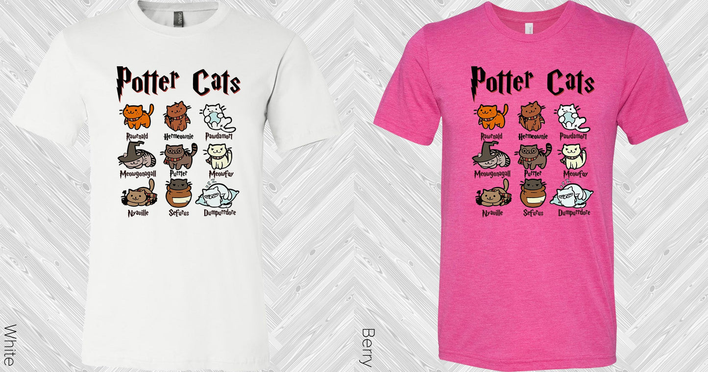 Potter Cats Graphic Tee Graphic Tee