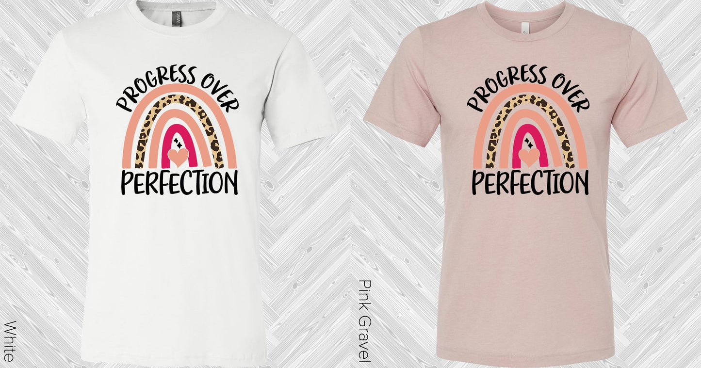 Progress Over Perfection Graphic Tee Graphic Tee