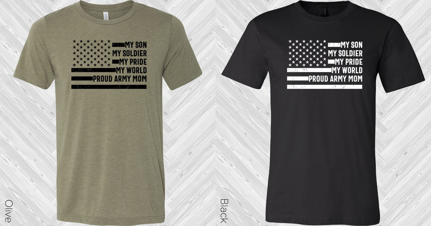Proud Army Mom Graphic Tee Graphic Tee