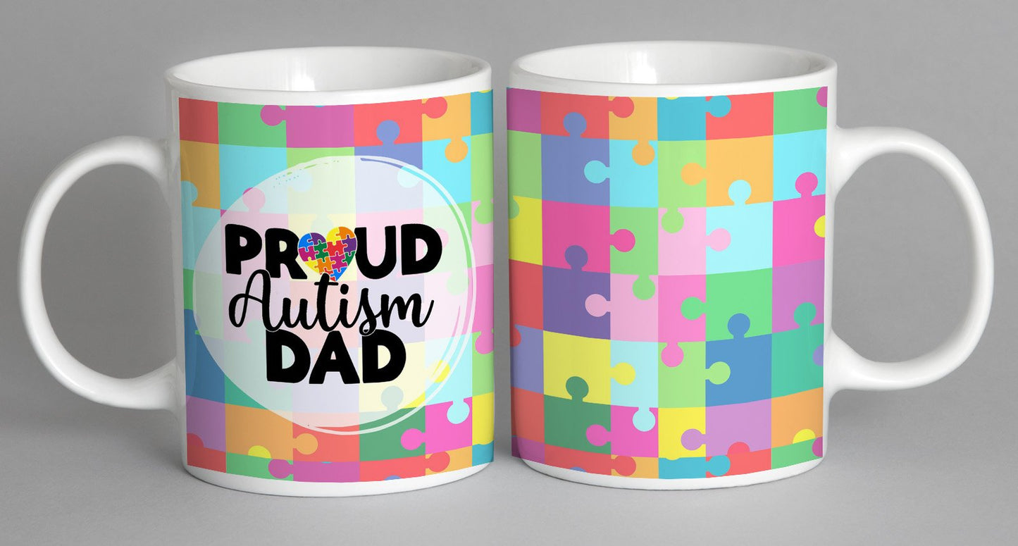 Proud Autism Dad Mug Coffee