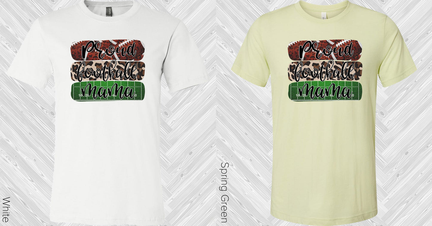Proud Football Mama Graphic Tee Graphic Tee