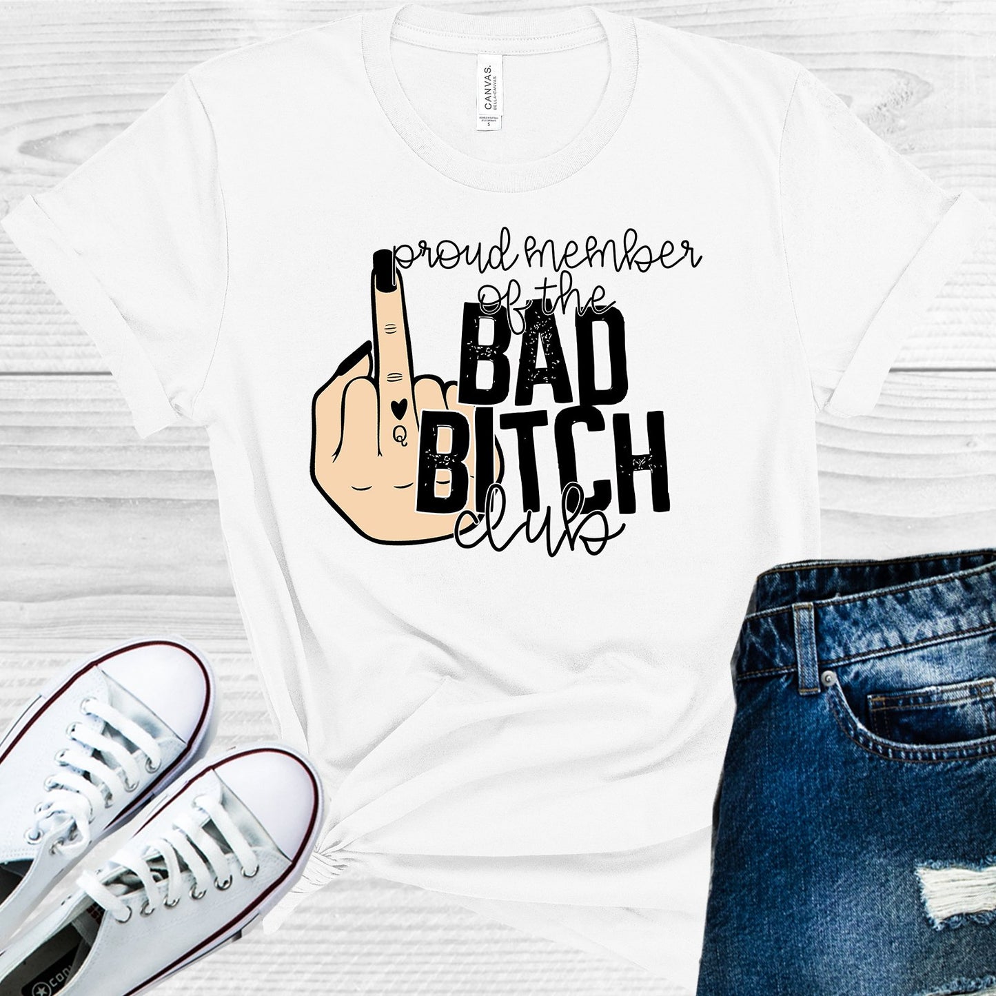 Proud Member Of The Bad Bitch Club Graphic Tee Graphic Tee