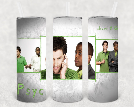 Psych 20 Oz Skinny Tumbler