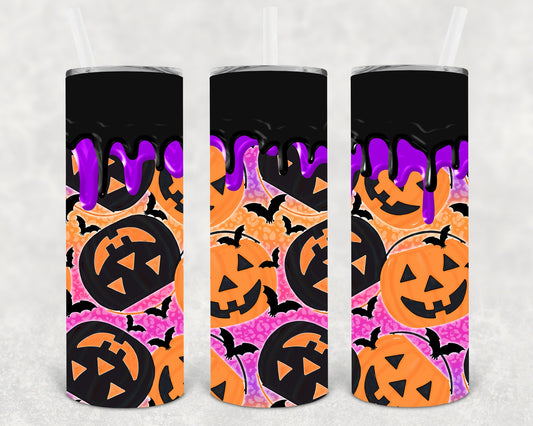 Pumpkin Buckets 20 Oz Skinny Tumbler