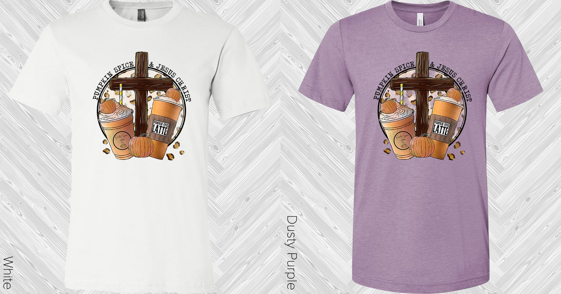 Pumpkin Spice & Jesus Christ Graphic Tee Graphic Tee