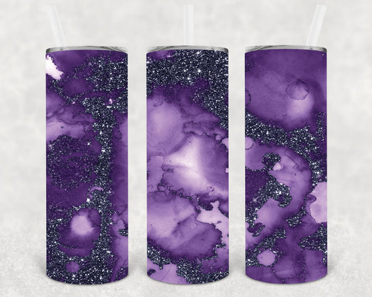 Purple Agate 20 Oz Skinny Tumbler