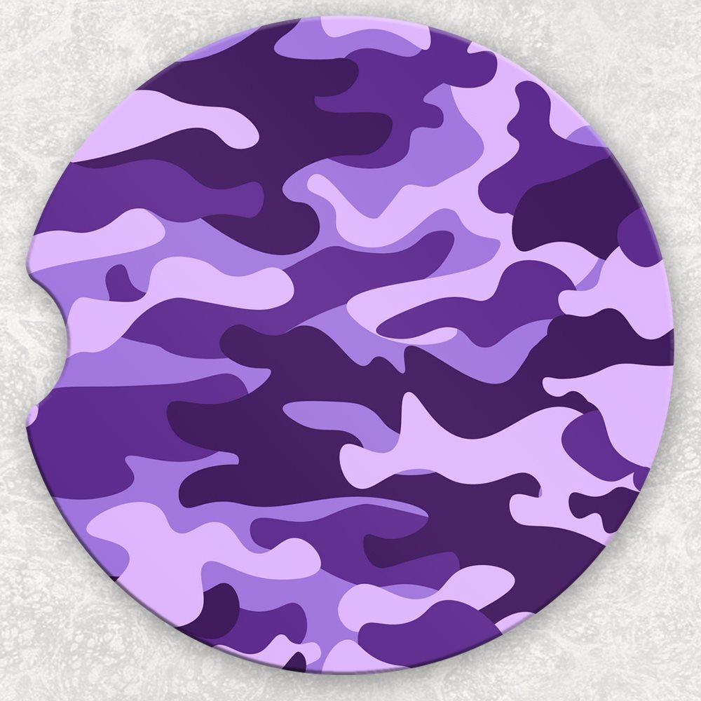 Car Coaster Set - Purple Camo