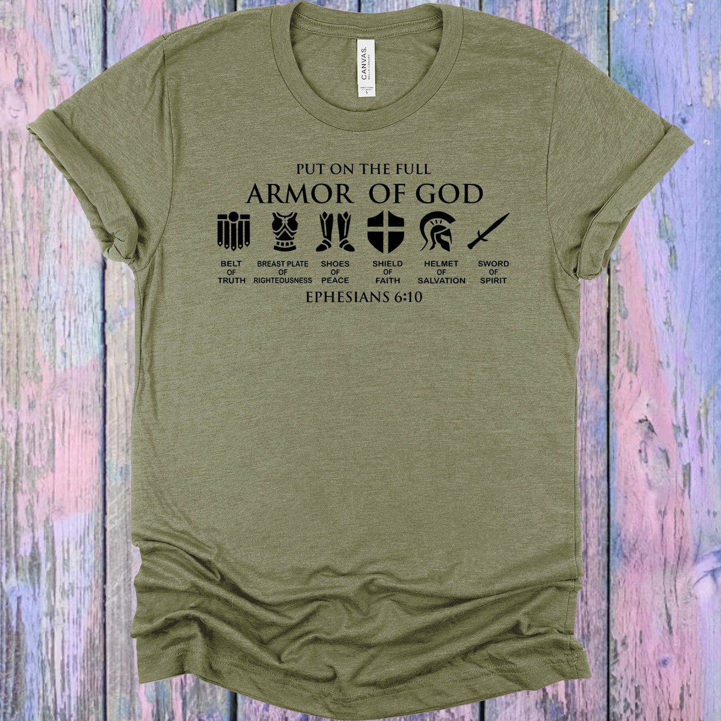 Put On The Full Armor Of God Graphic Tee Graphic Tee