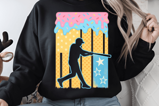 Baseball Drip Graphic Tee