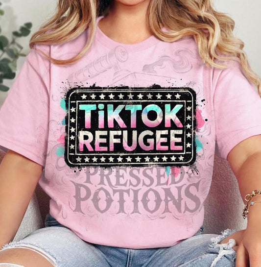 TikTok Refugee Graphic Tee