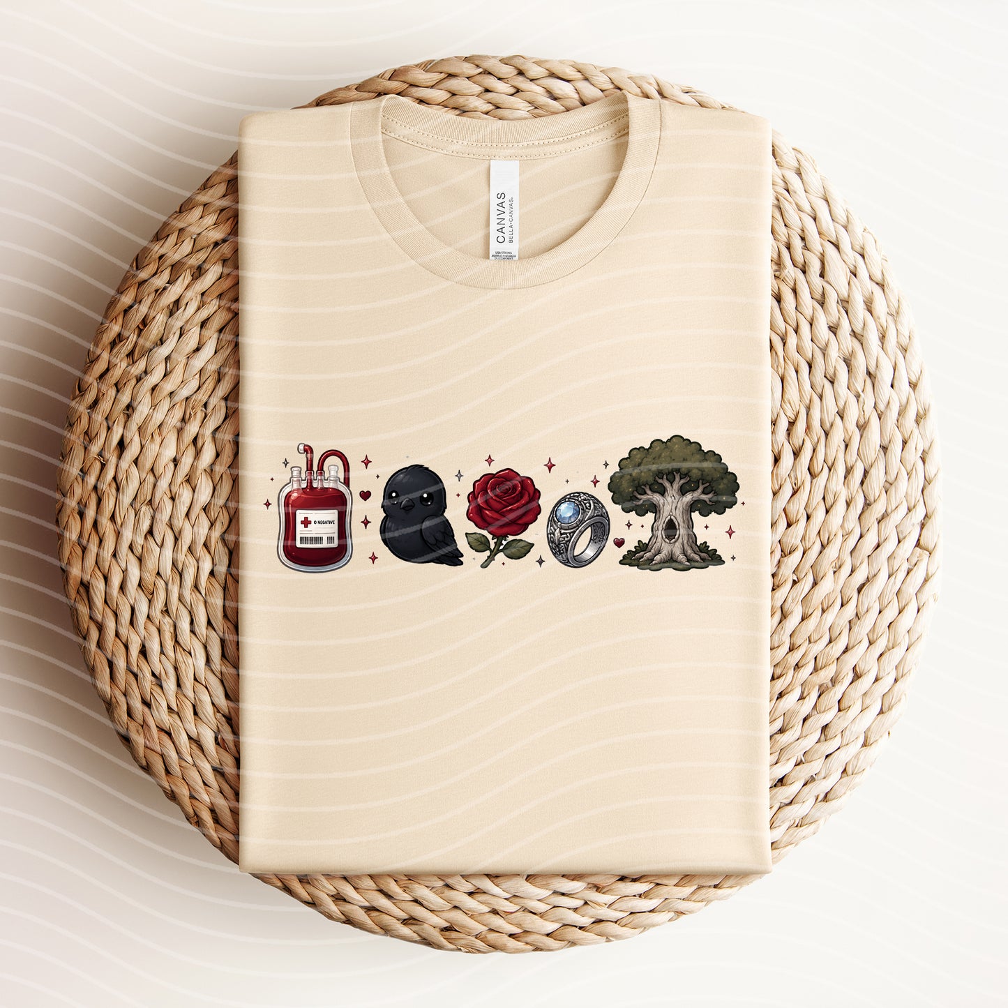 Vampire Diaries Icons Graphic Tee