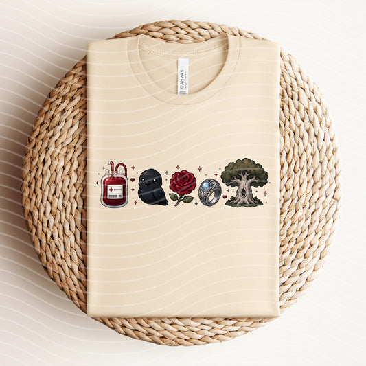 Vampire Diaries Icons Graphic Tee