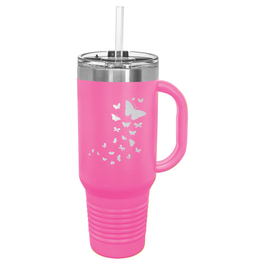 Butterflies 40 oz Tumbler
