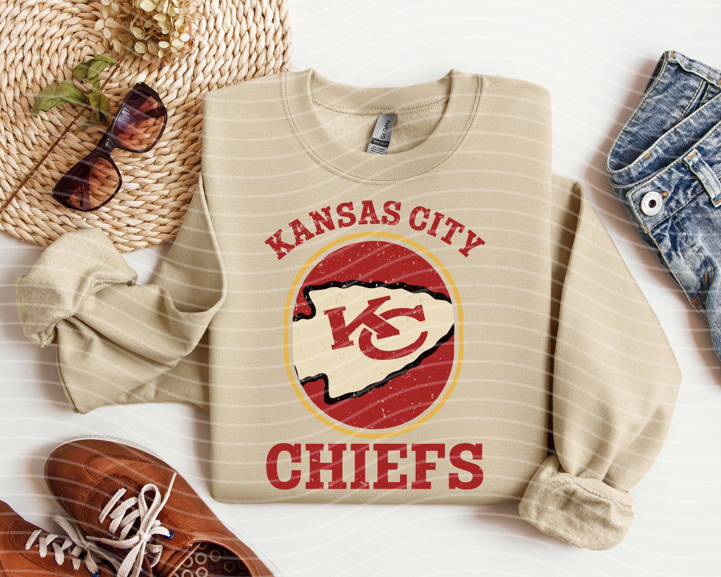 Chiefs Retro Stamp Graphic Tee