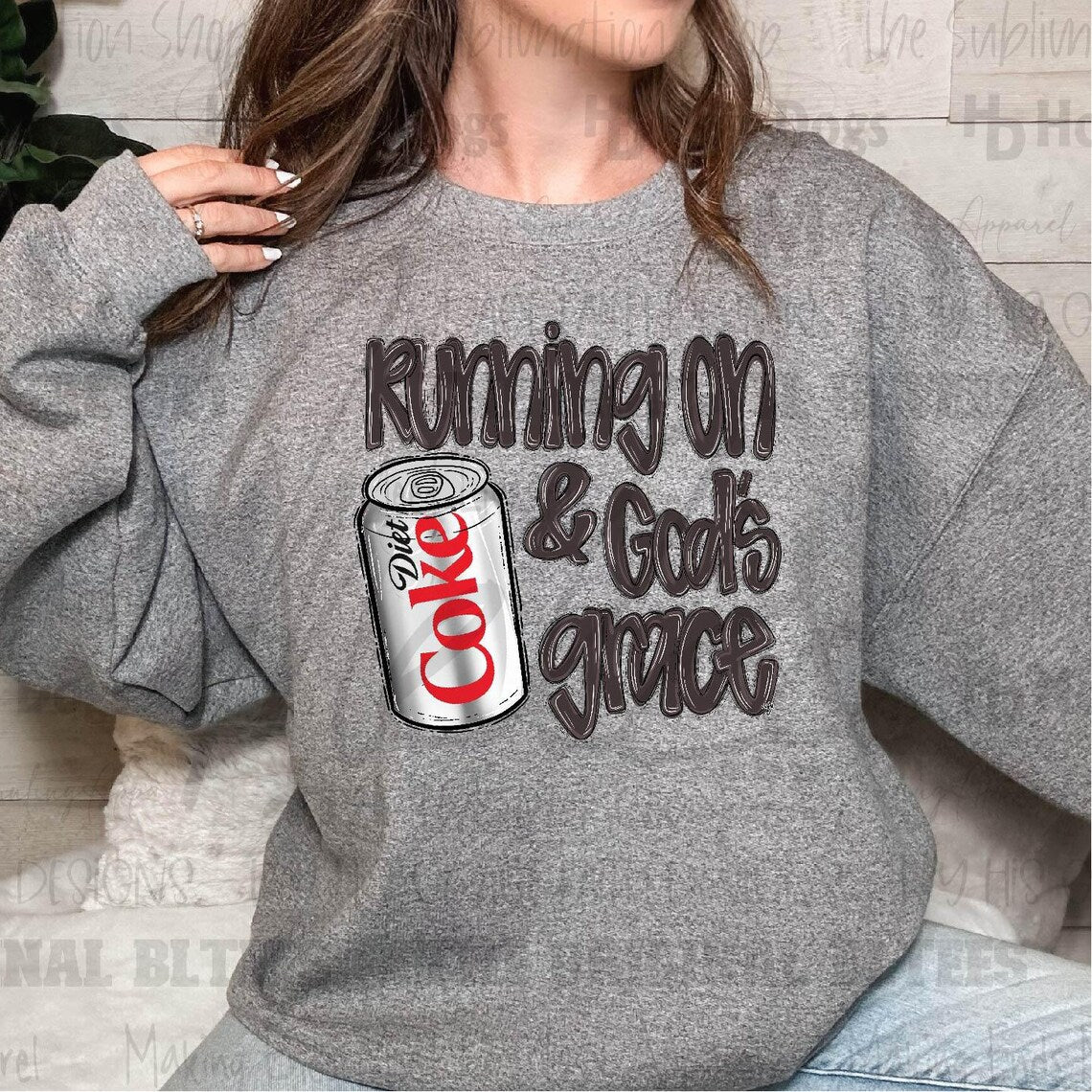 Running on Diet Coke & God's Grace Graphic Tee