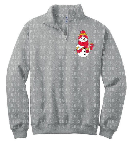 Chiefs Snowman Quarter Zip