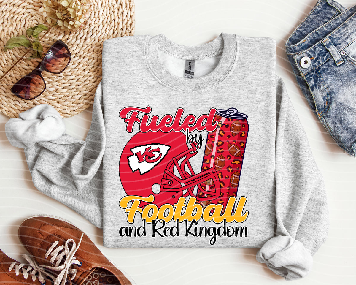 Fueled by Football and Red Kingdom Graphic Tee
