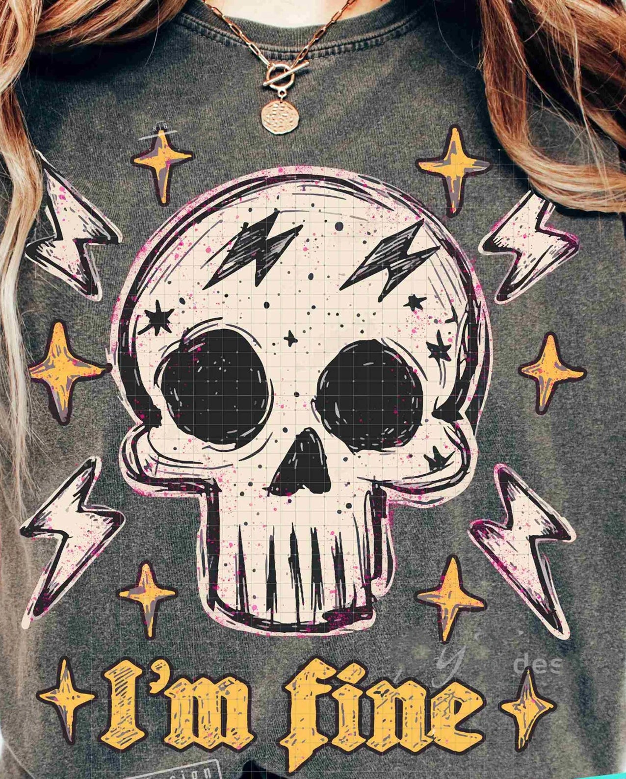 I'm Fine Graphic Tee