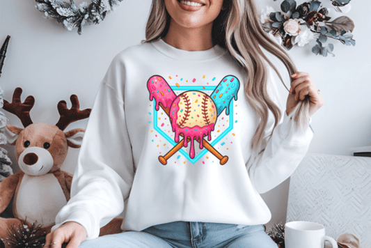 Baseball Drip Graphic Tee