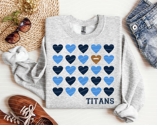 Titans Hearts Graphic Tee