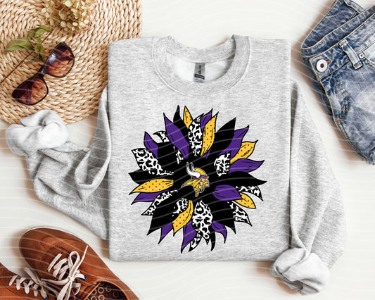 Vikings Sunflower Graphic Tee