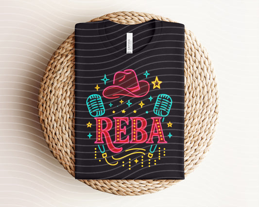Reba Neon Graphic Tee