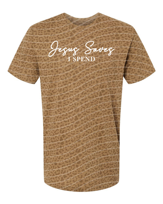 Jesus Saves I Spend Graphic Tee
