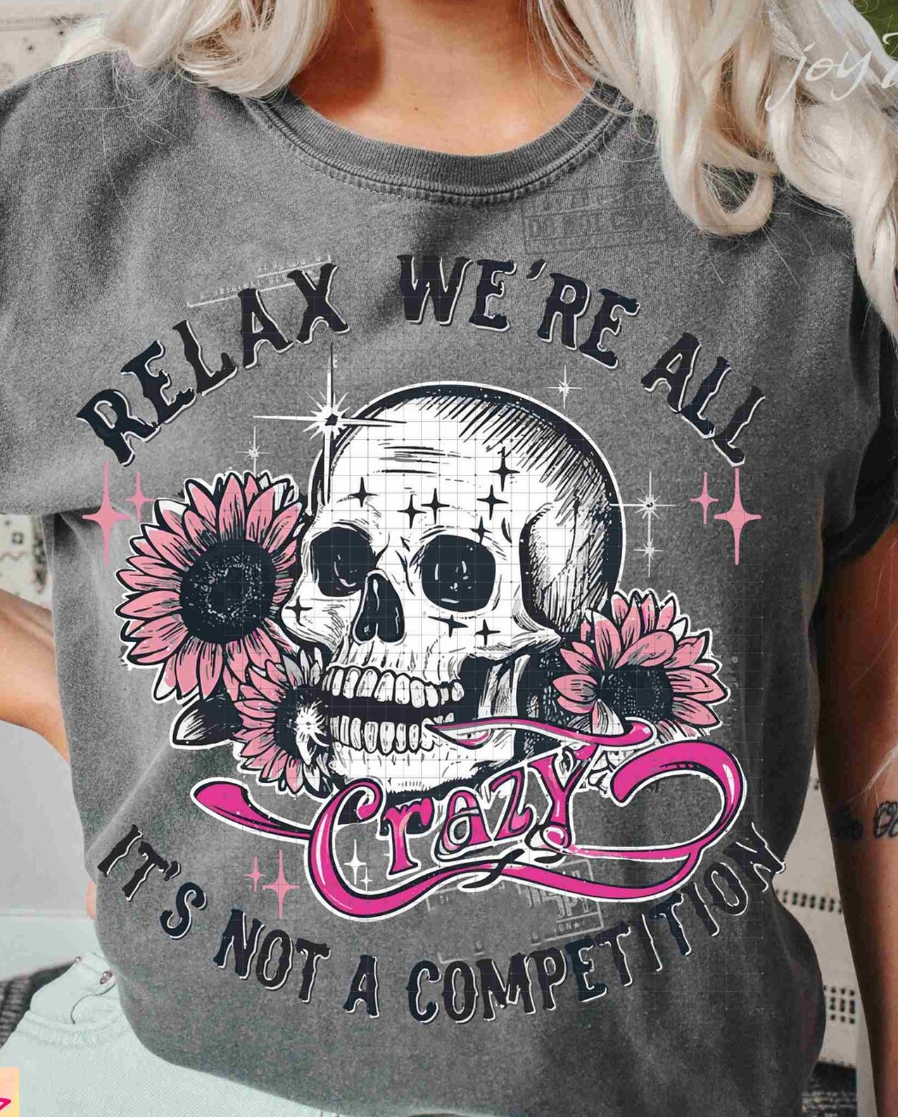 Relax We're All Crazy Graphic Tee