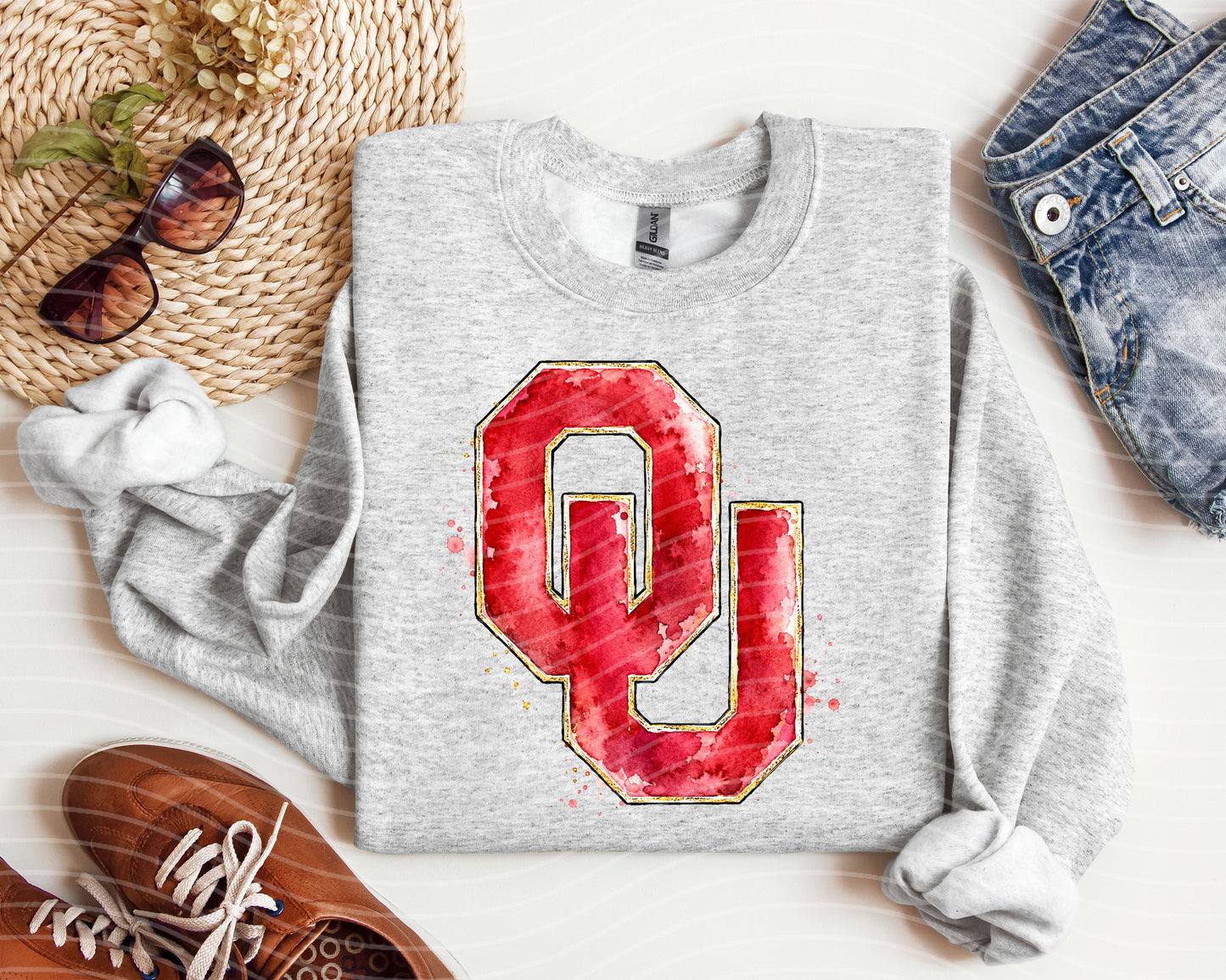 Oklahoma Watercolor Graphic Tee